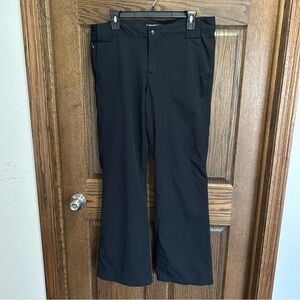 Black Women's fleece lined Bootcut Pants